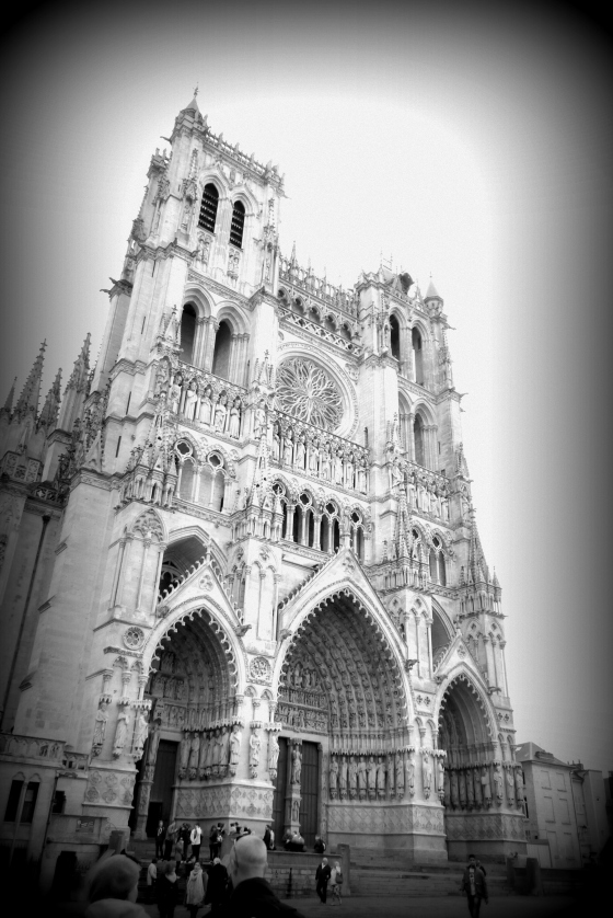 cathédrale black and white